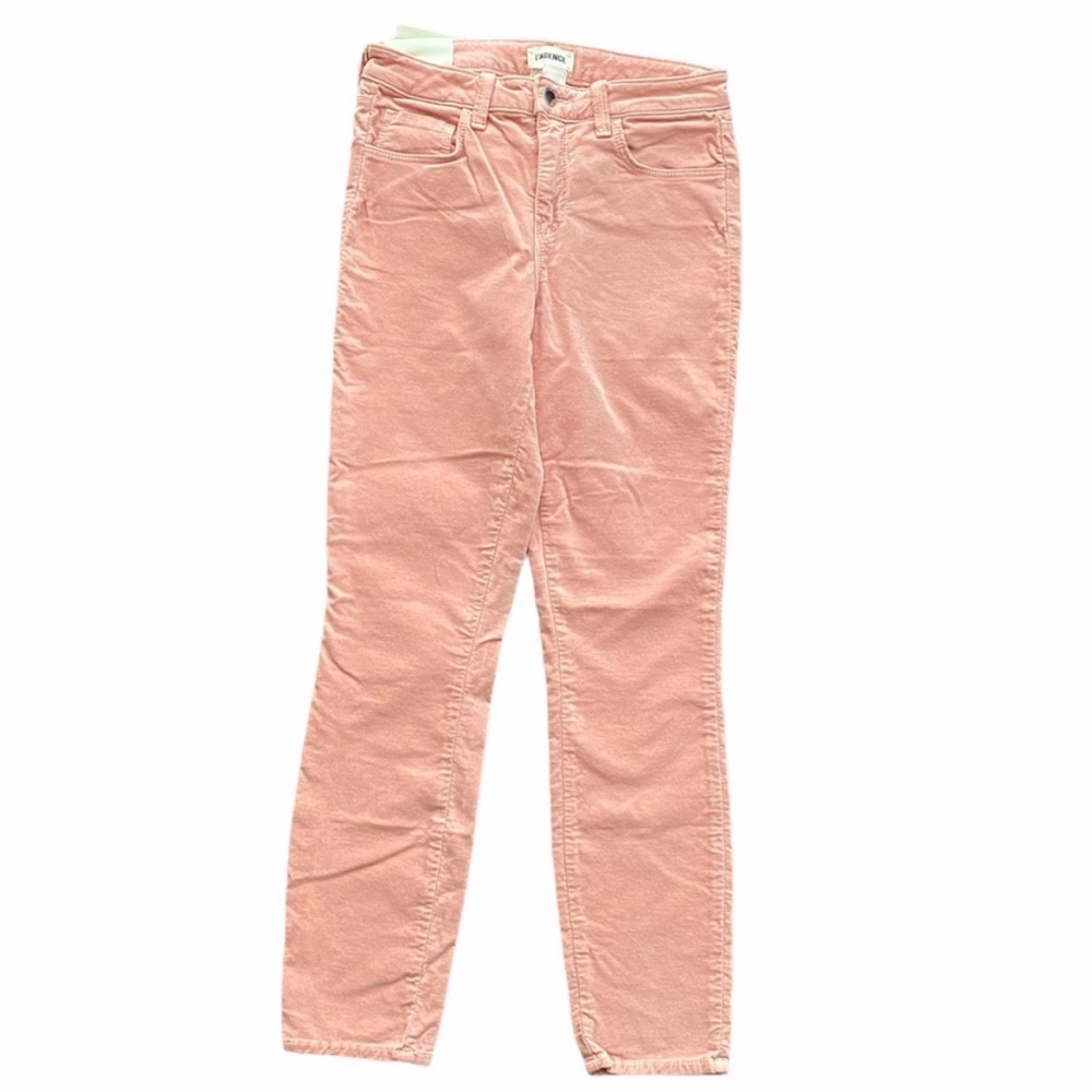 L’Agence Margot Blush Pink Skinny Velvet Jeans Size 26 - Picture 5 of 10